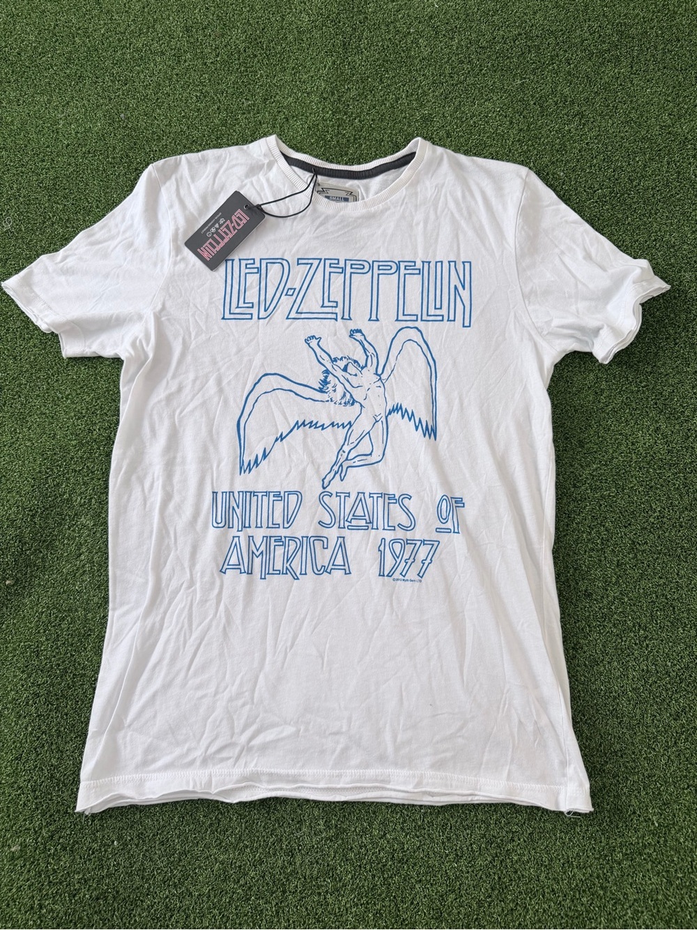 NWT Amplified Led Zeppelin United States of America 1977 Graphic Tee Size Small
